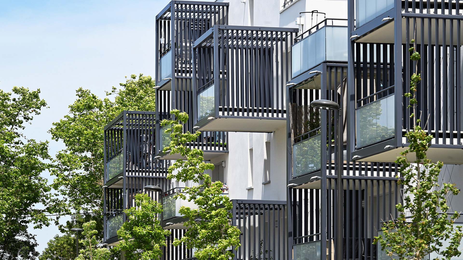 Architecture très contemporaine pour ce programme immobilier neuf situé à Toulouse Tournefeuille.