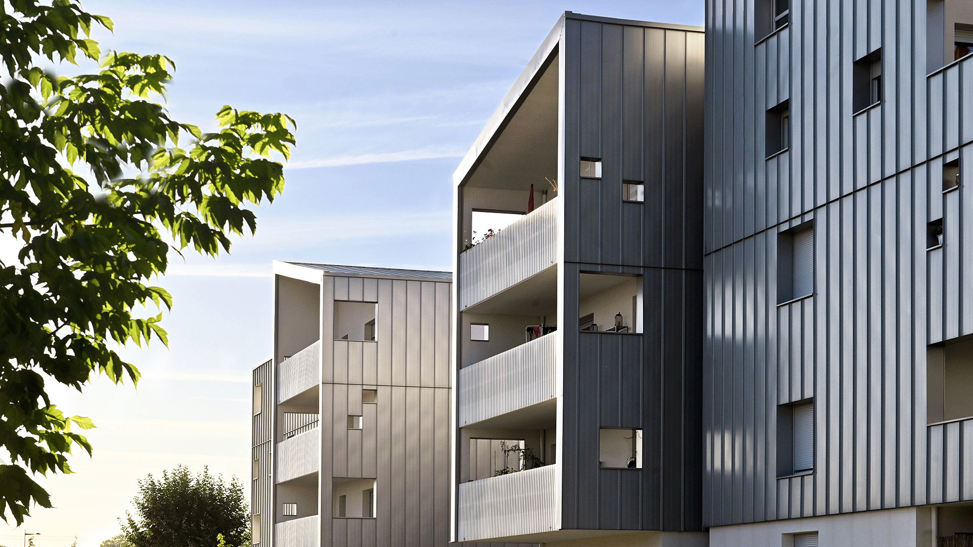 Programme immobilier neuf moderne implanté dans quartier dynamique à Bordeaux Bègles.